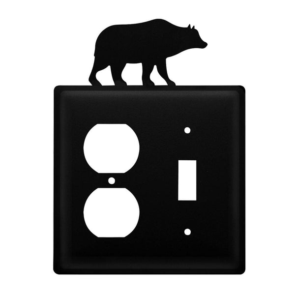 Wrought Iron Bear Outlet & Switch Cover light switch covers lightswitch covers outlet cover switch