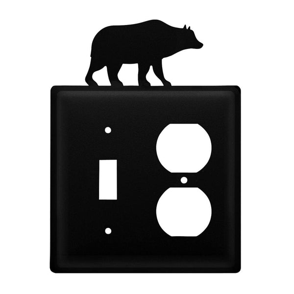 Wrought Iron Bear Switch Outlet Cover light switch covers lightswitch covers outlet cover switch