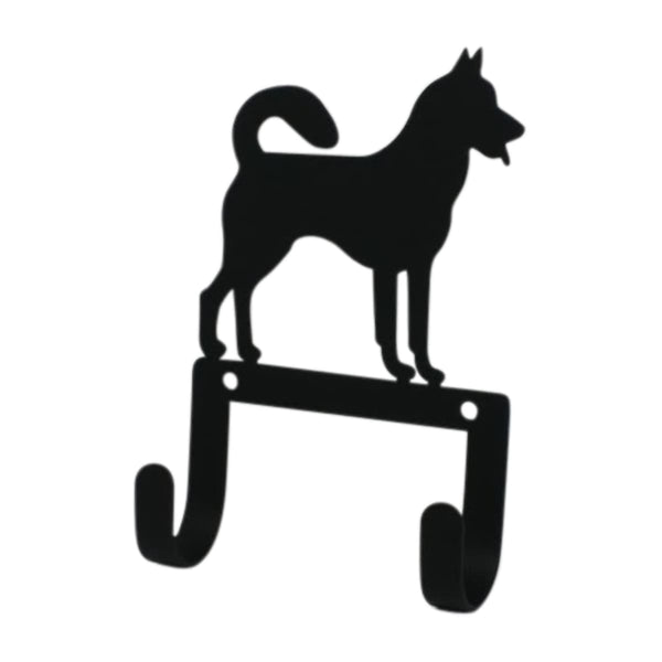 Wrought Iron Canaan Dog Leash & Collar Wall Hook dog hook dog key rack dog leash hook key rack new