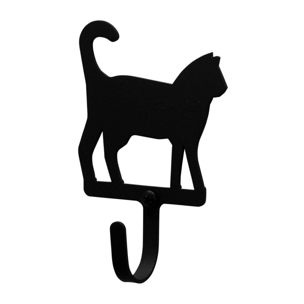 Wrought Iron Cat Wall Hook Decorative Xsmall cat hook Cat Wall Hook coat hooks door hooks hook