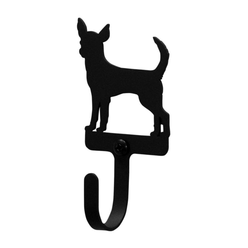 Wrought Iron Chihuahua Dog Wall Hook Decorative Small