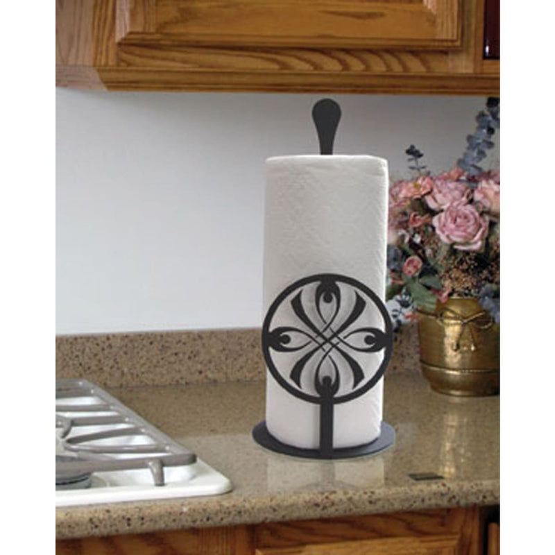 Wrought Iron Counter Top Bow Paper Towel Holder kitchen towel holder paper towel dispenser paper