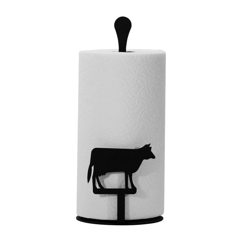 Wrought Iron Counter Top Cow Paper Towel Holder kitchen towel holder paper towel dispenser paper