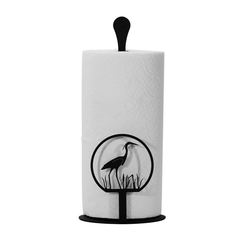 Wrought Iron Counter Top Heron Paper Towel Holder kitchen towel holder paper towel dispenser paper