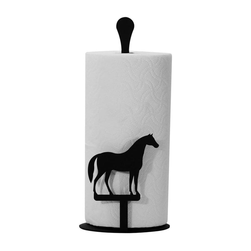 Wrought Iron Counter Top Horse Paper Towel Holder kitchen towel holder paper towel dispenser paper