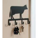 Wrought Iron Cow Key Holder Key Hooks