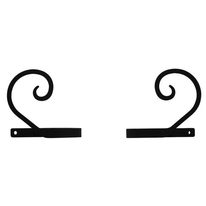 Wrought Iron Curl Curtain Tie Back Set curtain accessories curtain holdbacks curtain tie backs hold