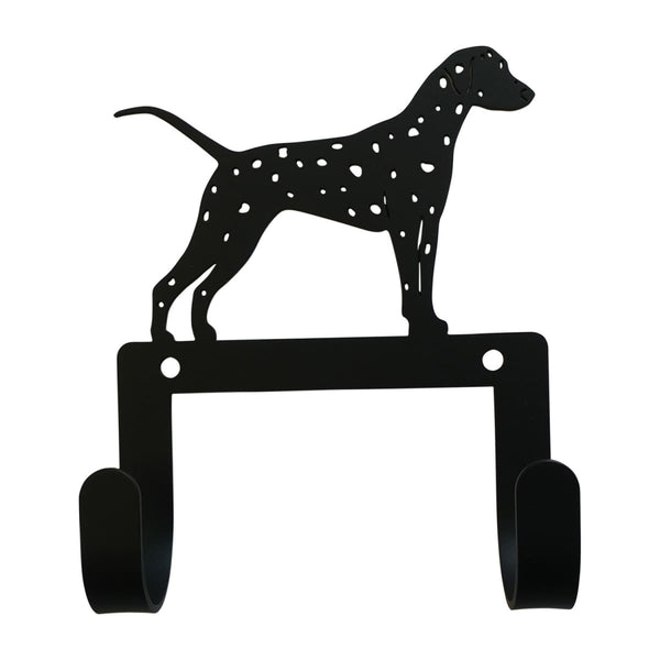 Wrought Iron Dalmatian Dog Leash & Collar Wall Hook dog hook dog key rack dog leash hook key rack