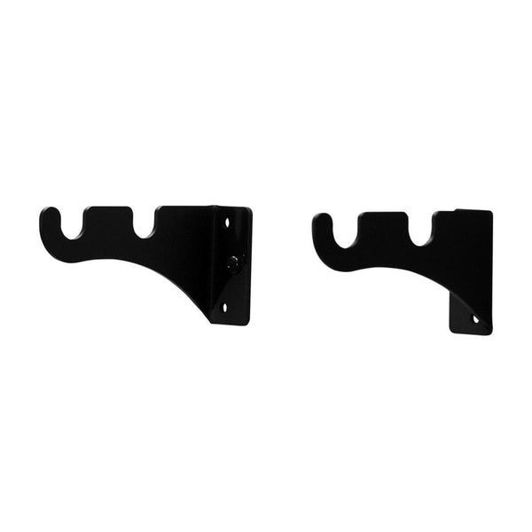 Wrought Iron DB - Curtain Brackets For .5 Inch Rods curtain brackets curtain hardware curtain pole