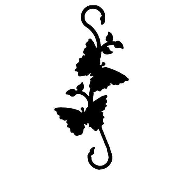 Wrought Iron Decorative Butterfly S Hook decorative butterfly S hook garden hook hanging plant hooks