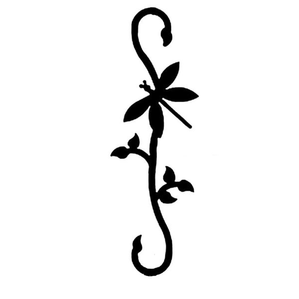 Wrought Iron Decorative Dragonfly S Hook dragonfly wrought iron S hook garden hook hanging plant