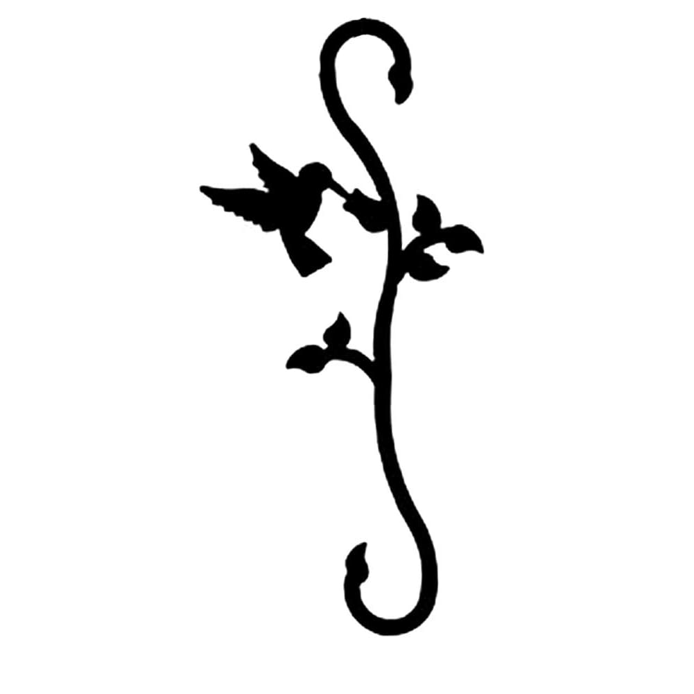 Wrought Iron Decorative Hummingbird S Hook garden hook hanging plant hooks plant hangers s hook