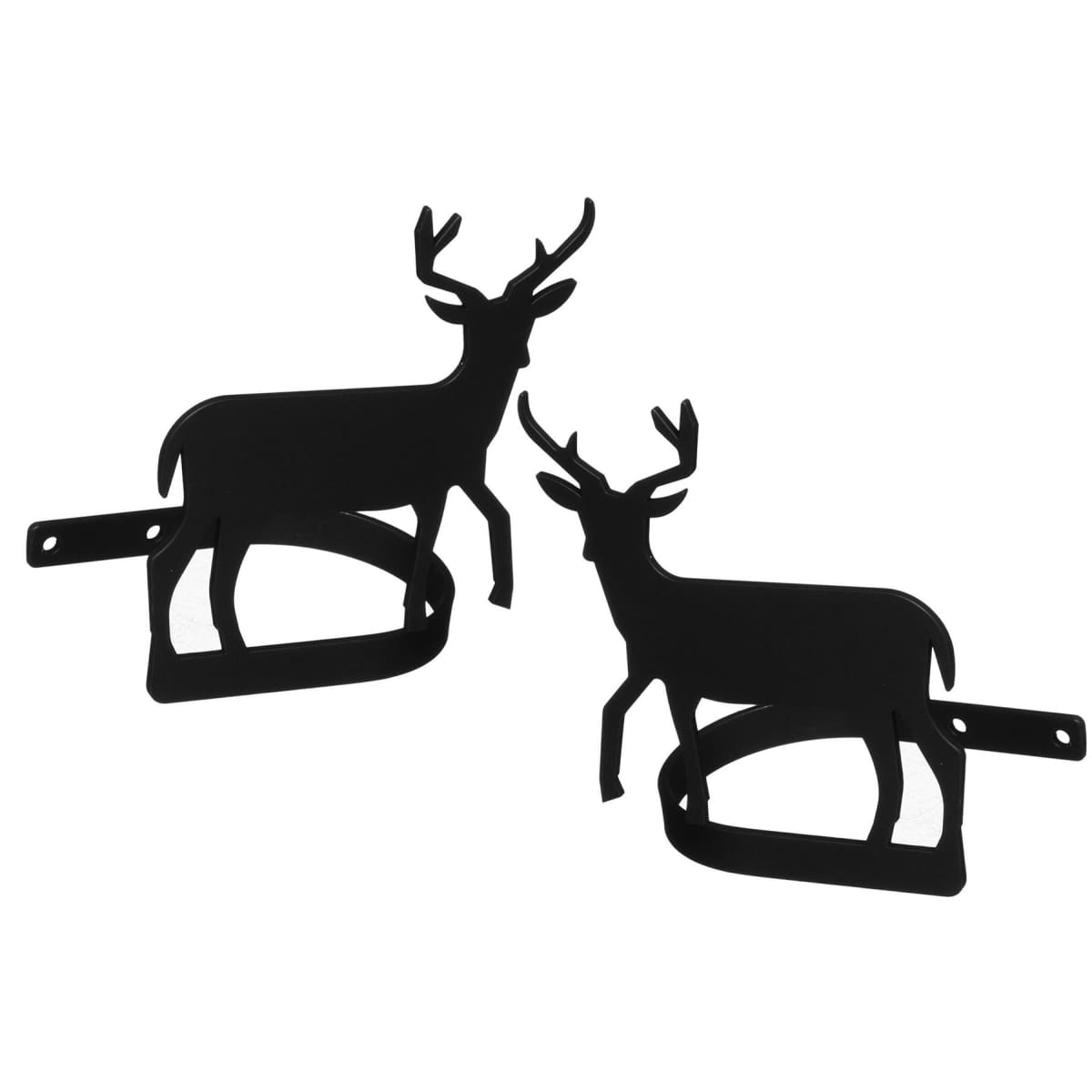 Wrought Iron Deer Curtain Tie Back Set curtain accessories curtain holdbacks curtain tie backs hold