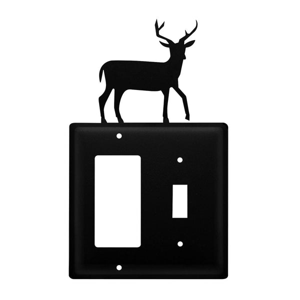 Wrought Iron Deer GFCI Switch Cover light switch covers lightswitch covers outlet cover switch
