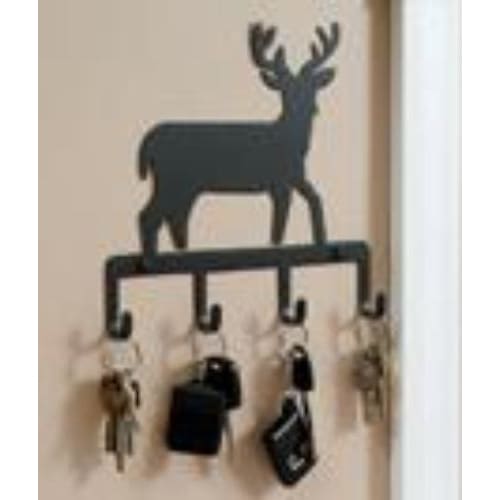 Wrought Iron Deer Key Holder Key Hooks key hanger key hooks Key Organizers key rack