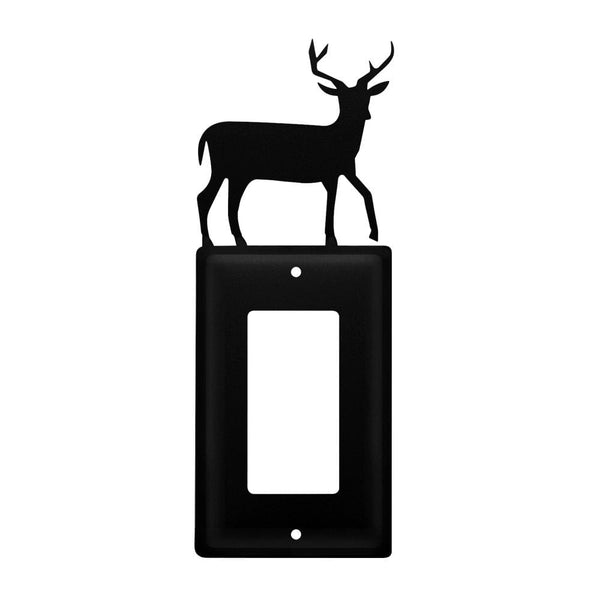 Wrought Iron Deer Single GFCI Cover light switch covers lightswitch covers outlet cover switch