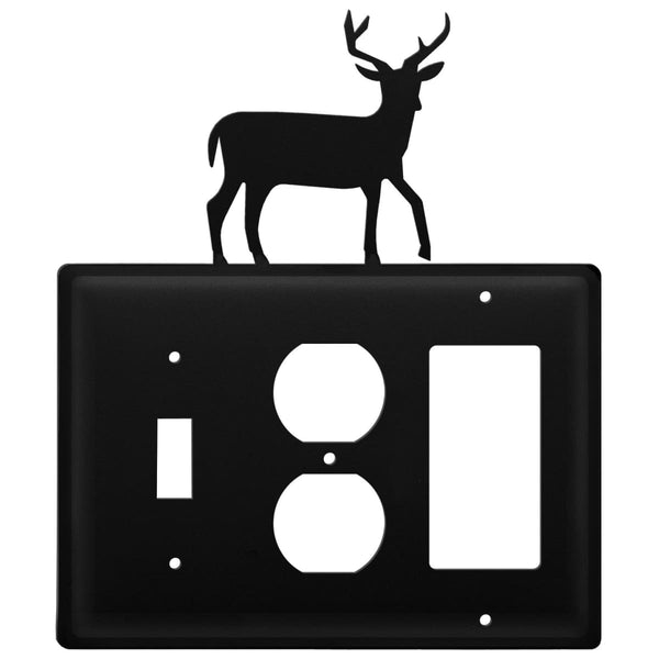 Wrought Iron Deer Switch Outlet GFCI Cover light switch covers lightswitch covers outlet cover