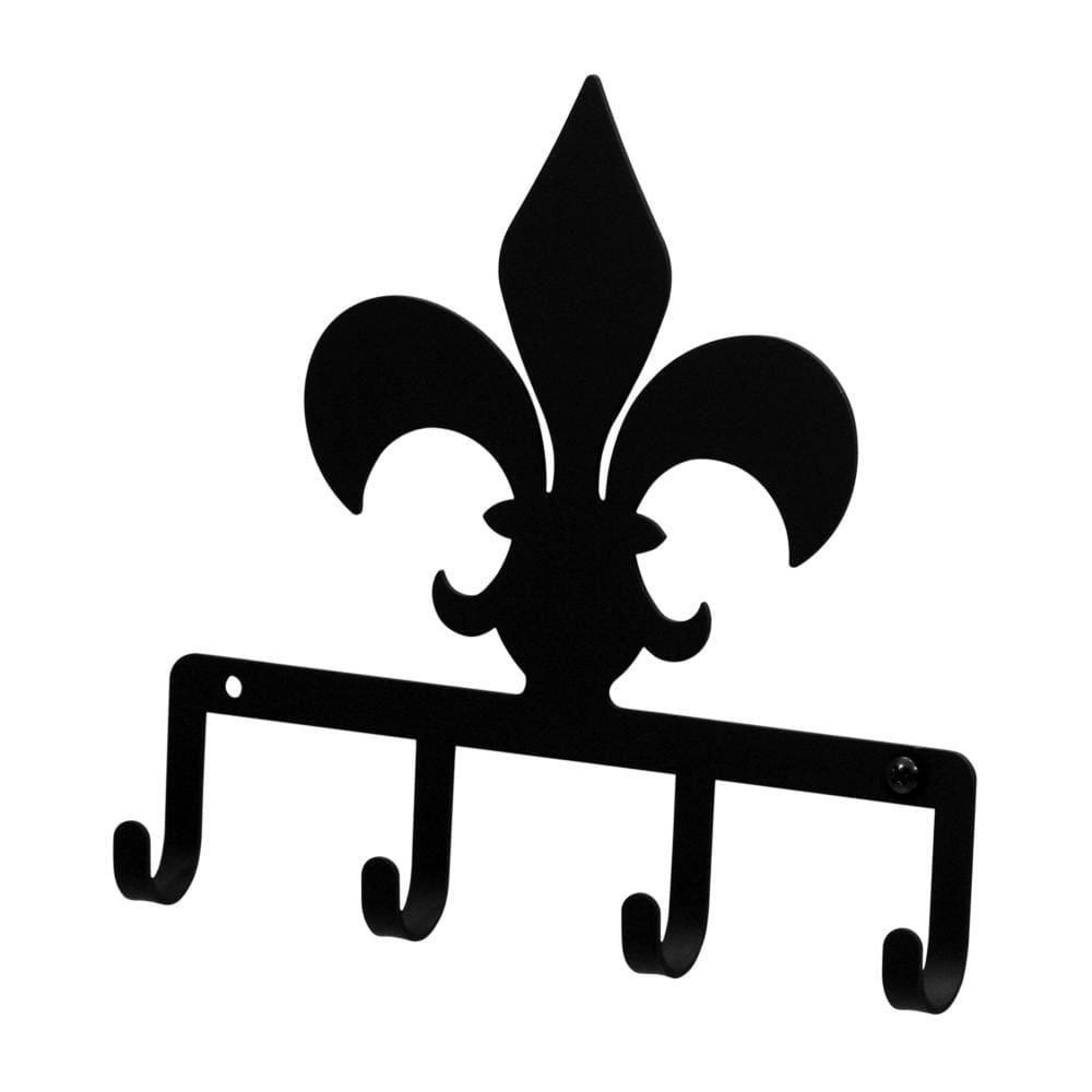 Wrought Iron Fleur-de-lis Key Holder Key Hooks key hanger key hooks Key Organizers key rack