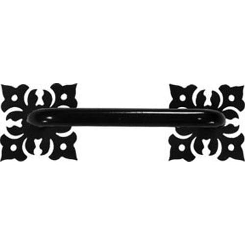 Wrought Iron Flourish Cabinet Horizontal Door Handle black door handles door handle kitchen door