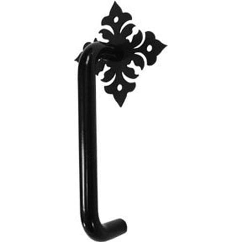 Wrought Iron Flourish Cabinet Vertical Door Handle black door handles door handle kitchen door