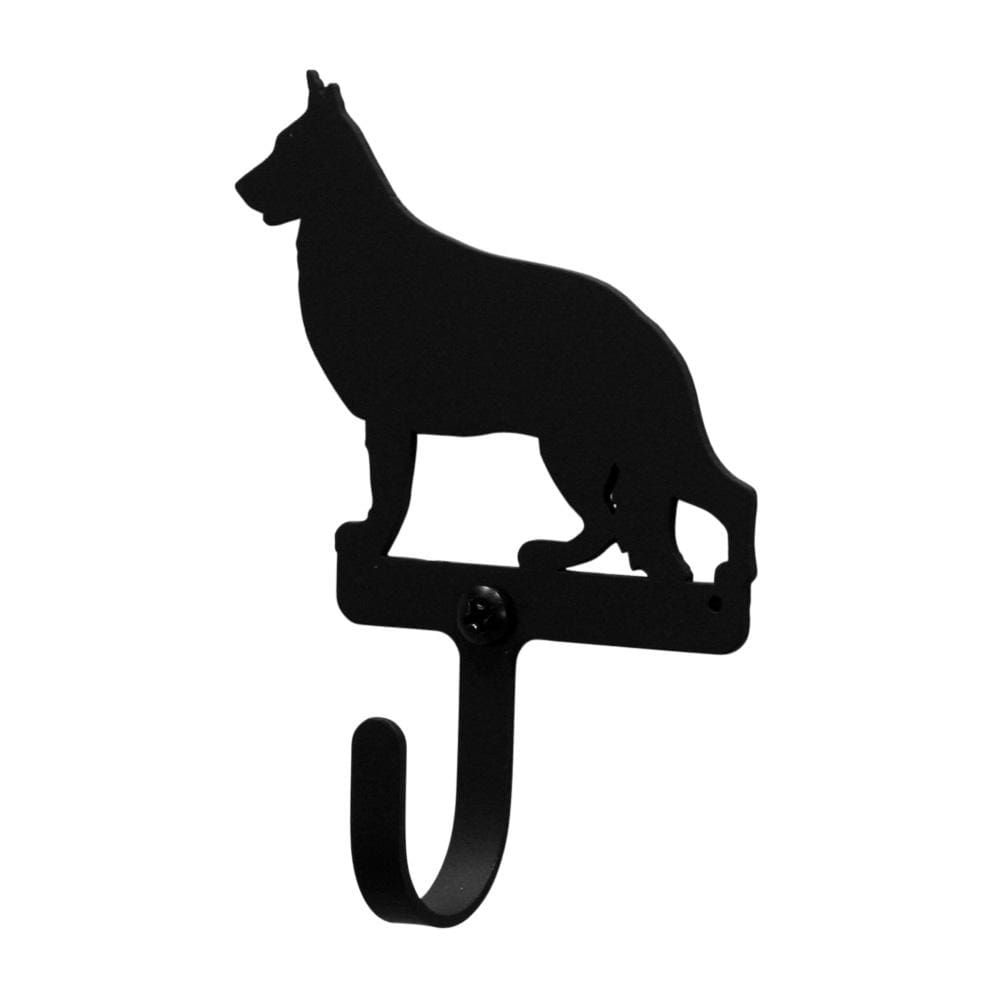 Wrought Iron German Shepard Dog Wall Hook Decorative Small coat hooks door hooks german hook German