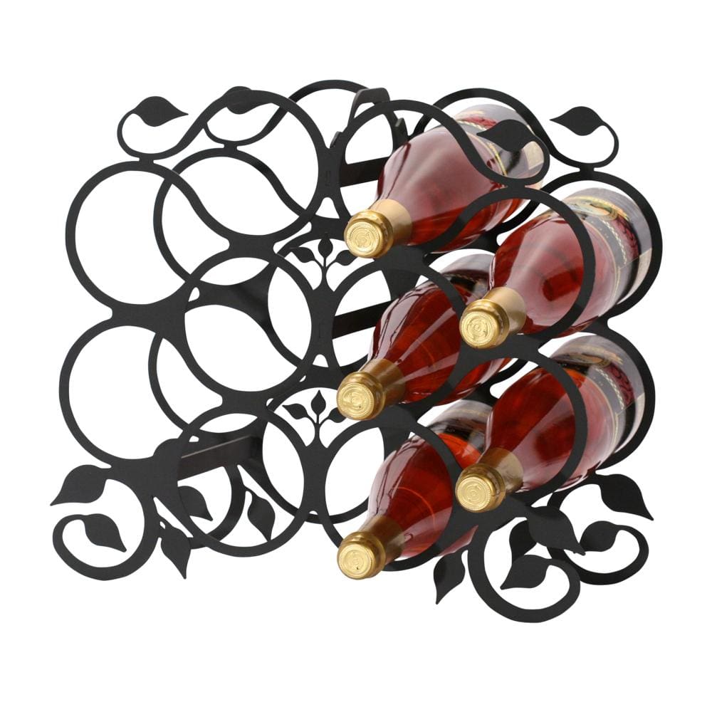 Wrought Iron Grapevine Wine Rack 10 bottle wine bottle and glass holder wine bottle holder wine