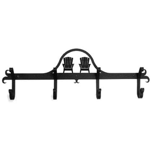 Wrought Iron Hat & Coat Rack Towel Rack Adirondack Chair coat rack coat rail garment rack hat rack