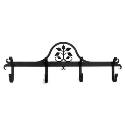 Wrought Iron Hat & Coat Rack Towel Rack Leaf Fan coat rack coat rail garment rack hat rack towel