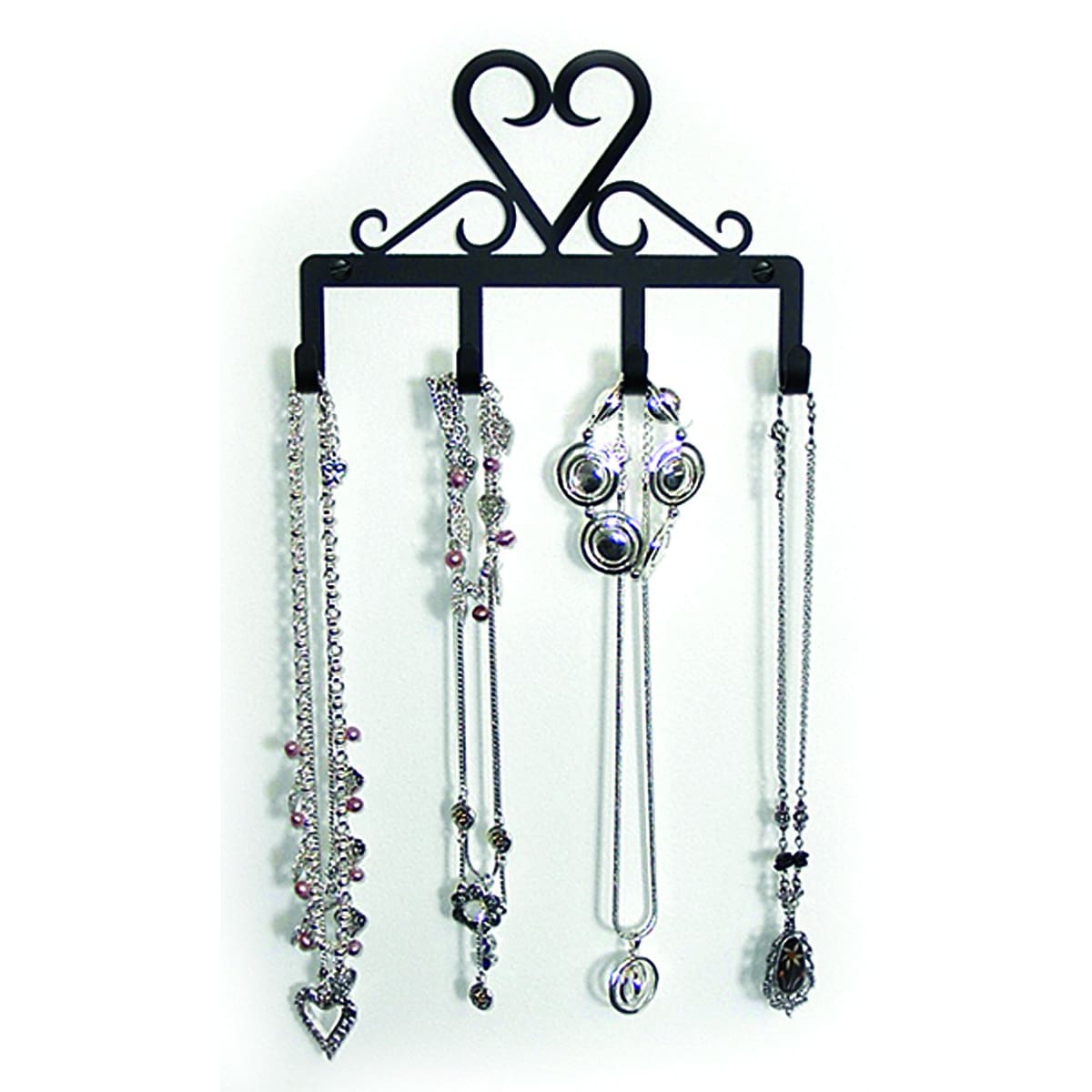 Wrought Iron Heart Key Holder Key Hooks key hanger key hooks Key Organizers key rack Valentines Day