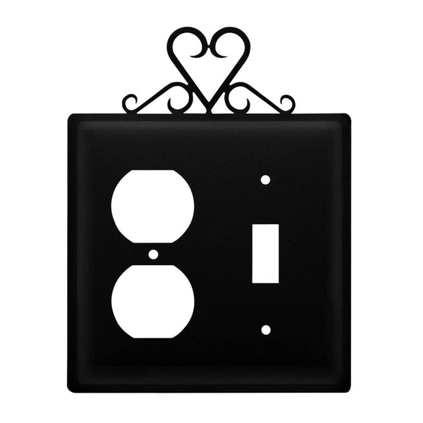 Wrought Iron Heart Outlet & Switch Cover light switch covers lightswitch covers outlet cover switch