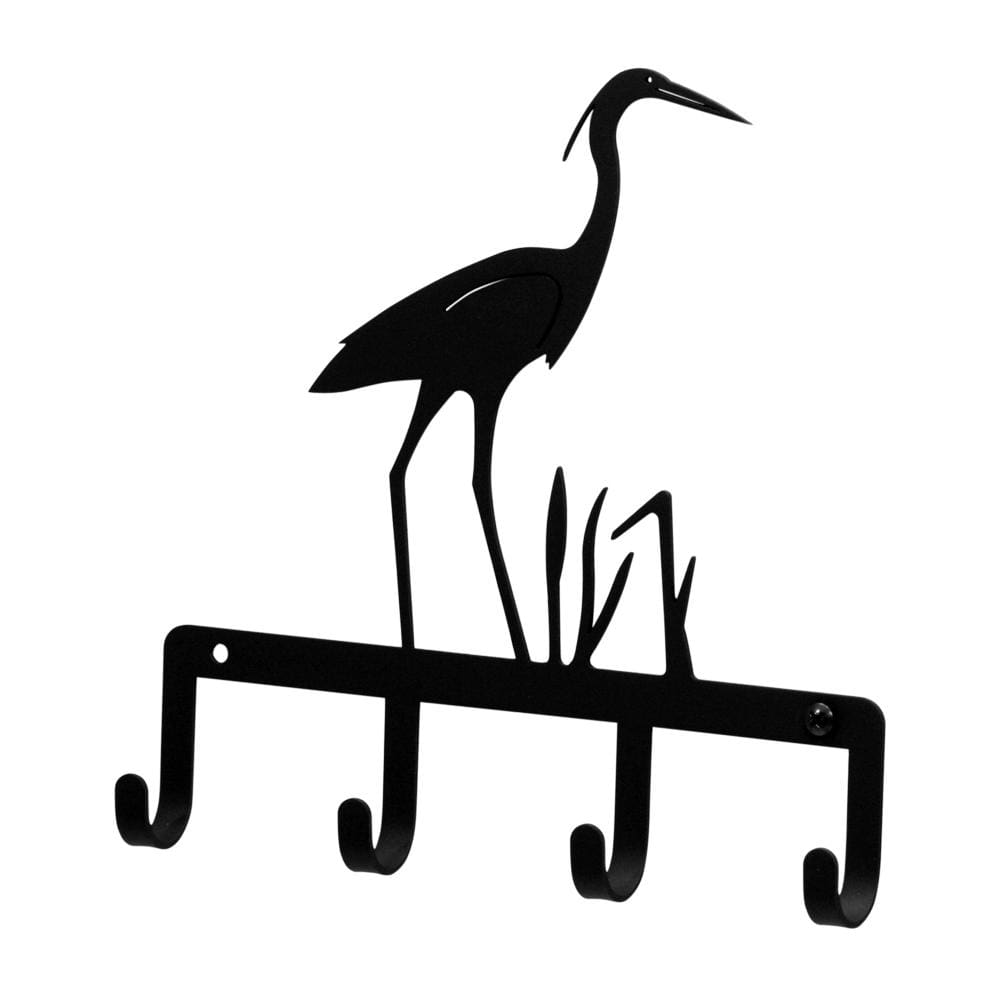 Wrought Iron Heron Key Holder Key Hooks key hanger key hooks Key Organizers key rack