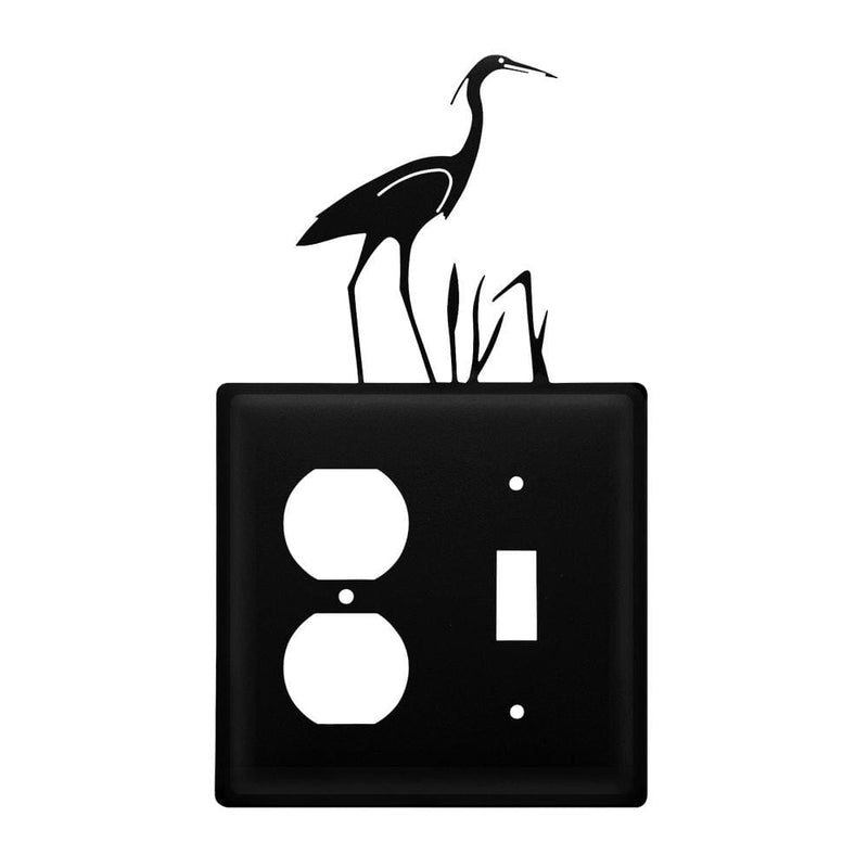 Wrought Iron Heron Outlet & Switch Cover light switch covers lightswitch covers outlet cover switch