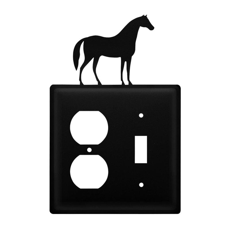 Wrought Iron Horse Outlet & Switch Cover light switch covers lightswitch covers outlet cover switch