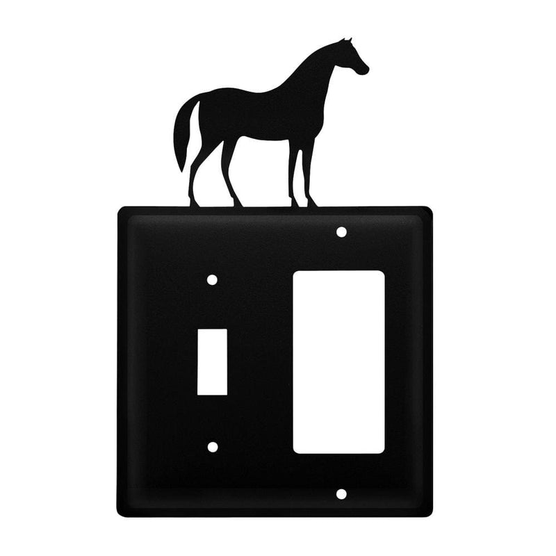 Wrought Iron Horse Switch GFCI Cover light switch covers lightswitch covers outlet cover switch