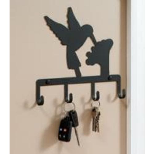 Wrought Iron Hummingbird Key Holder Key Hooks key hanger key hooks Key Organizers key rack
