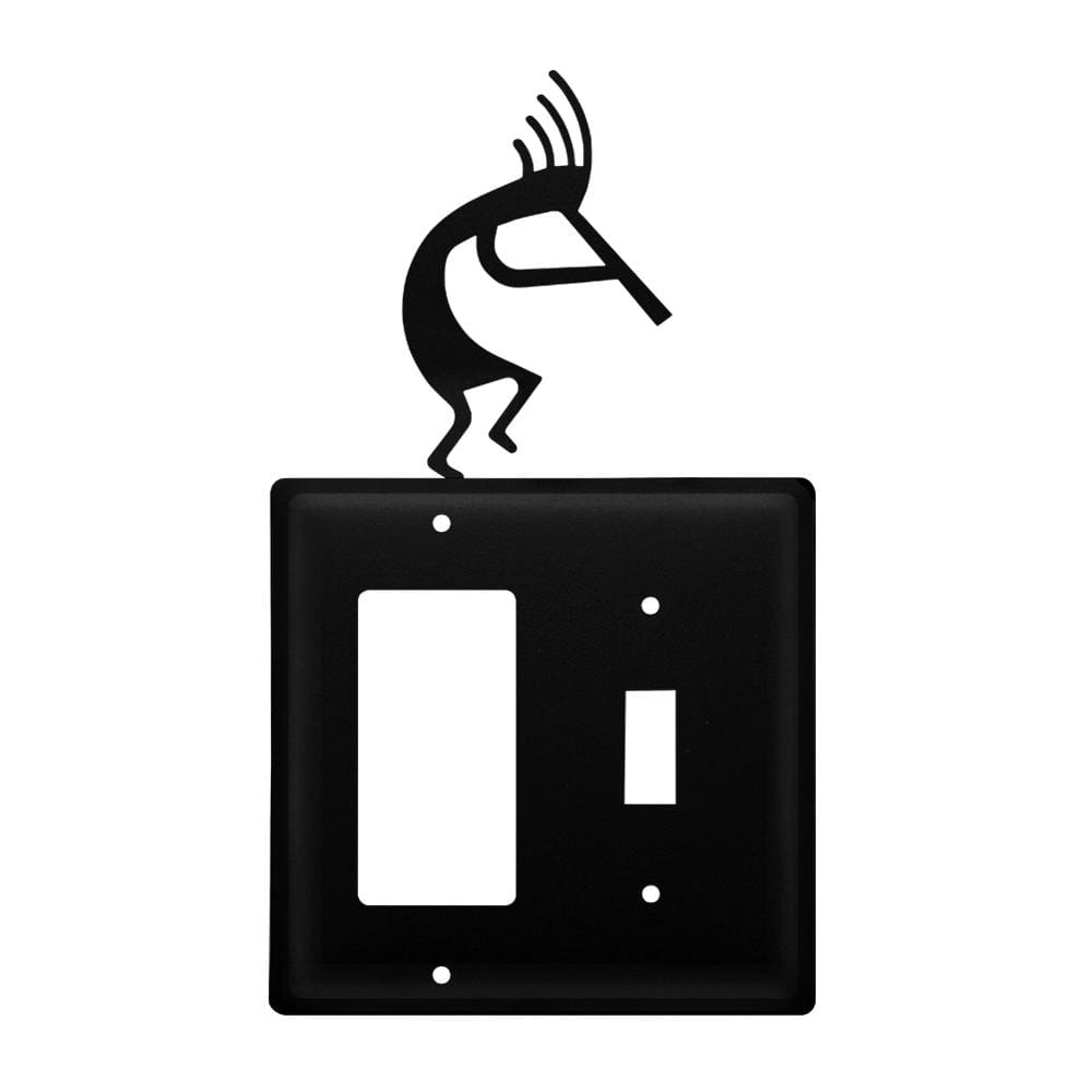 Wrought Iron Kokopelli GFCI Switch Cover light switch covers lightswitch covers outlet cover switch