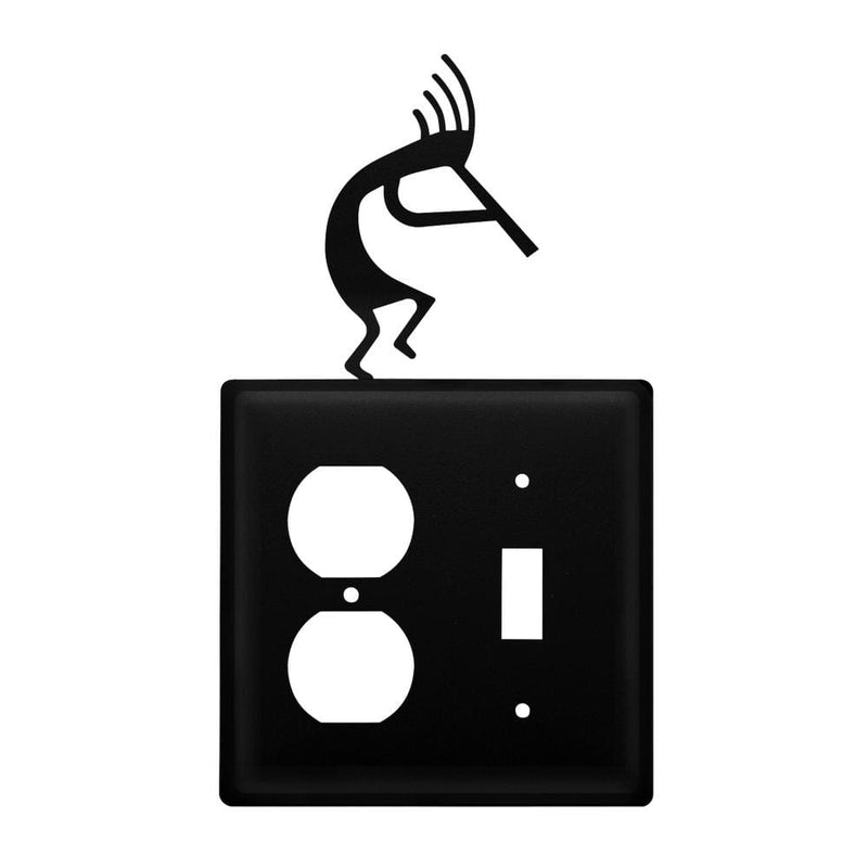 Wrought Iron Kokopelli Outlet & Switch Cover light switch covers lightswitch covers outlet cover