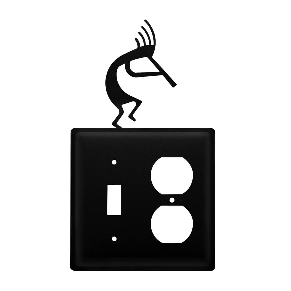 Wrought Iron Kokopelli switch and outlet cover