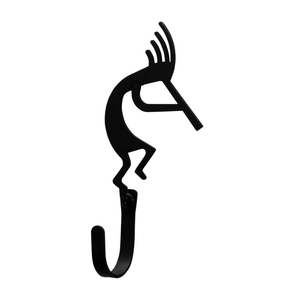 Wrought Iron Kokopelli Wall Hook Decorative Xsmall coat hooks door hooks hook kokopelli hook