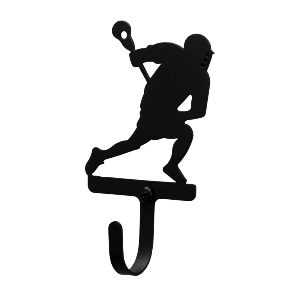 Wrought Iron Lacrosse Player Wall Hook Decorative Small coat hooks door hooks hook lacrosse hook