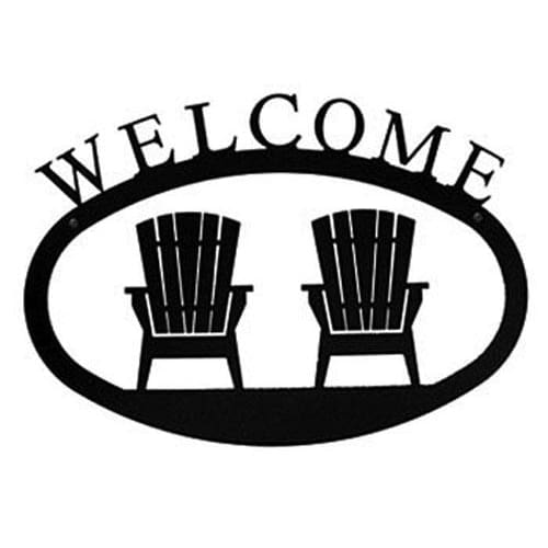 Wrought Iron Large Chairs Welcome Home Sign Large door signs featured outdoor signs welcome home