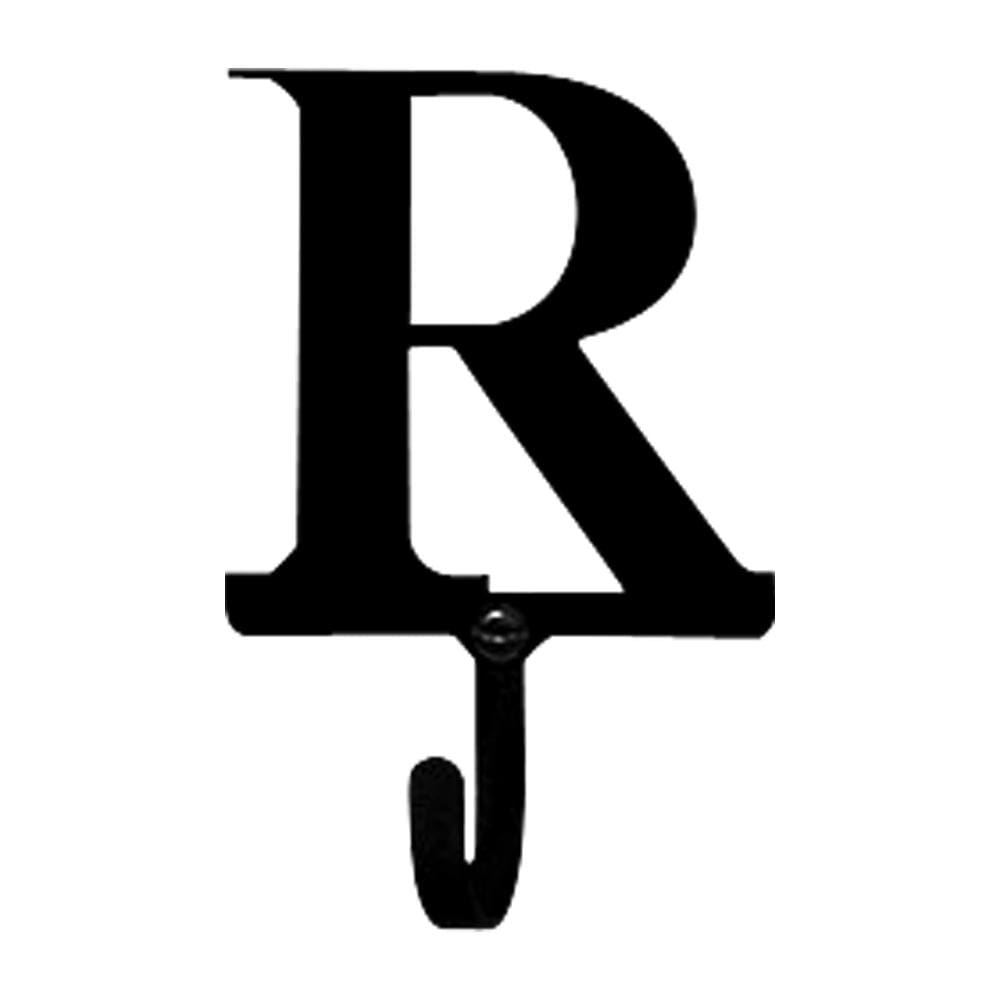 Wrought Iron Wall Hook - Letter R