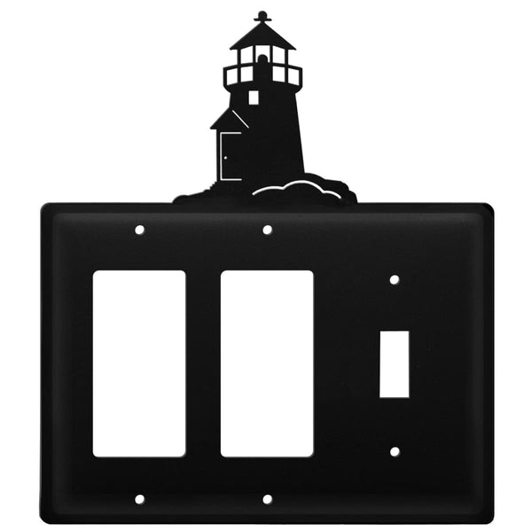 Wrought Iron Lighthouse Double GFCI Switch Cover light switch covers lightswitch covers outlet cover