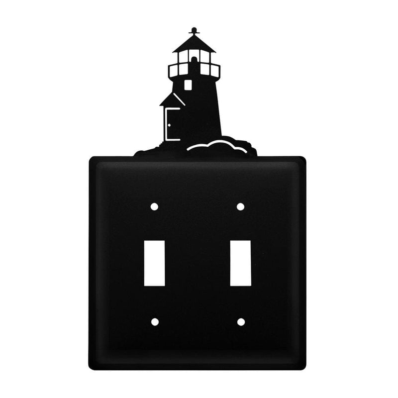 Wrought Iron Lighthouse Double Switch Cover light switch covers lightswitch covers outlet cover