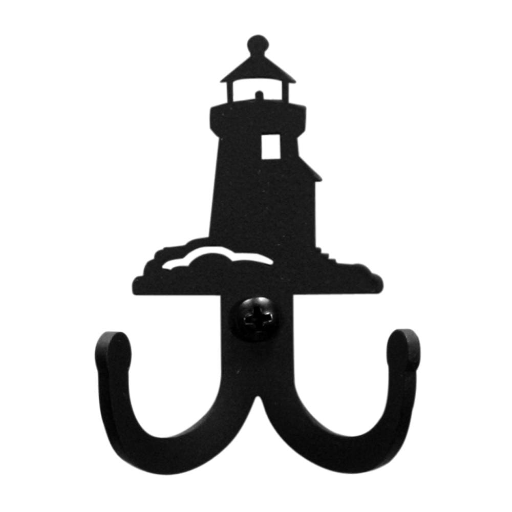 Wrought Iron Lighthouse Double Wall Hook coat hooks door hooks hook lighthouse hook wall hook