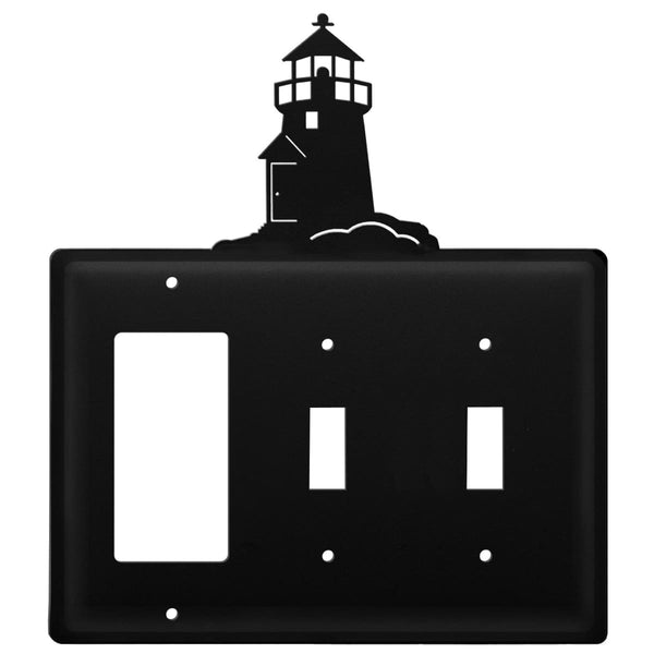 Wrought Iron Lighthouse GFCI Double Switch Cover light switch covers lightswitch covers outlet cover
