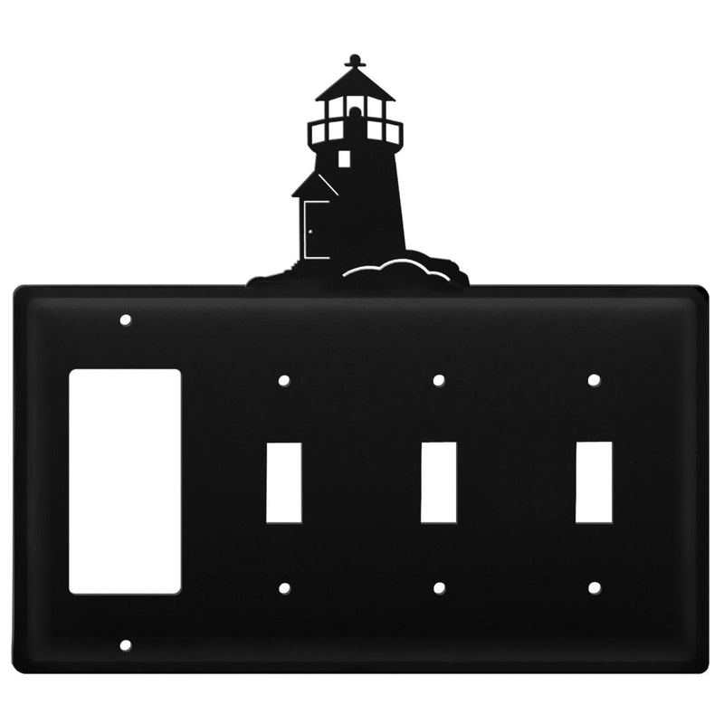 Wrought Iron Lighthouse GFCI Triple Switch Cover light switch covers lightswitch covers outlet cover