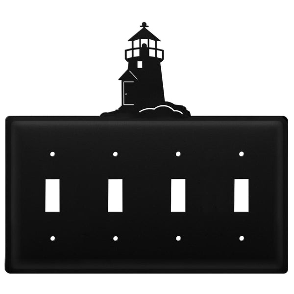 Wrought Iron Lighthouse Quad Switch Cover light switch covers lightswitch covers outlet cover switch