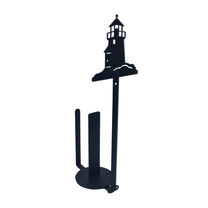 Wrought Iron Lighthouse Vertical Wall Paper Towel Holder kitchen towel holder paper towel dispenser