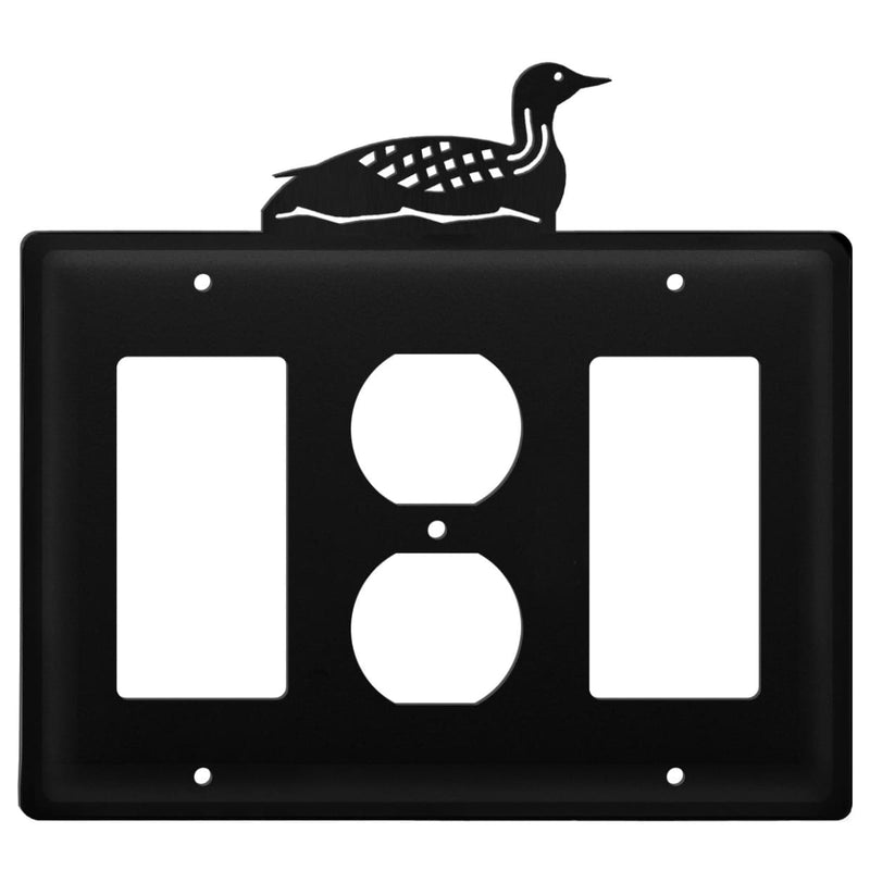 Wrought Iron Loon GFCI Outlet GFCI Cover light switch covers lightswitch covers outlet cover switch